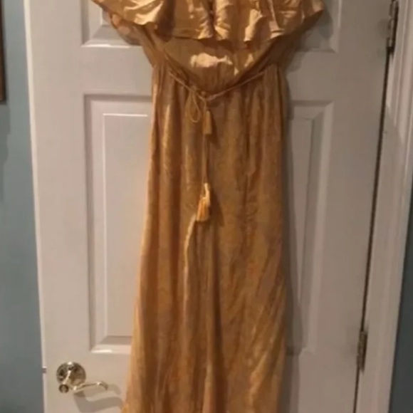 🍄🌼 Free People Rays of Gold jumpsuit XS S - Picture 5 of 10